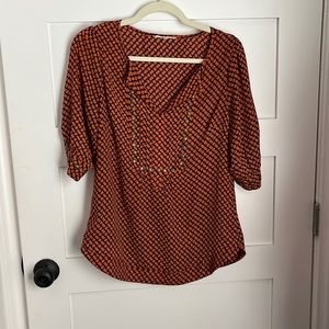 Patterned tunic